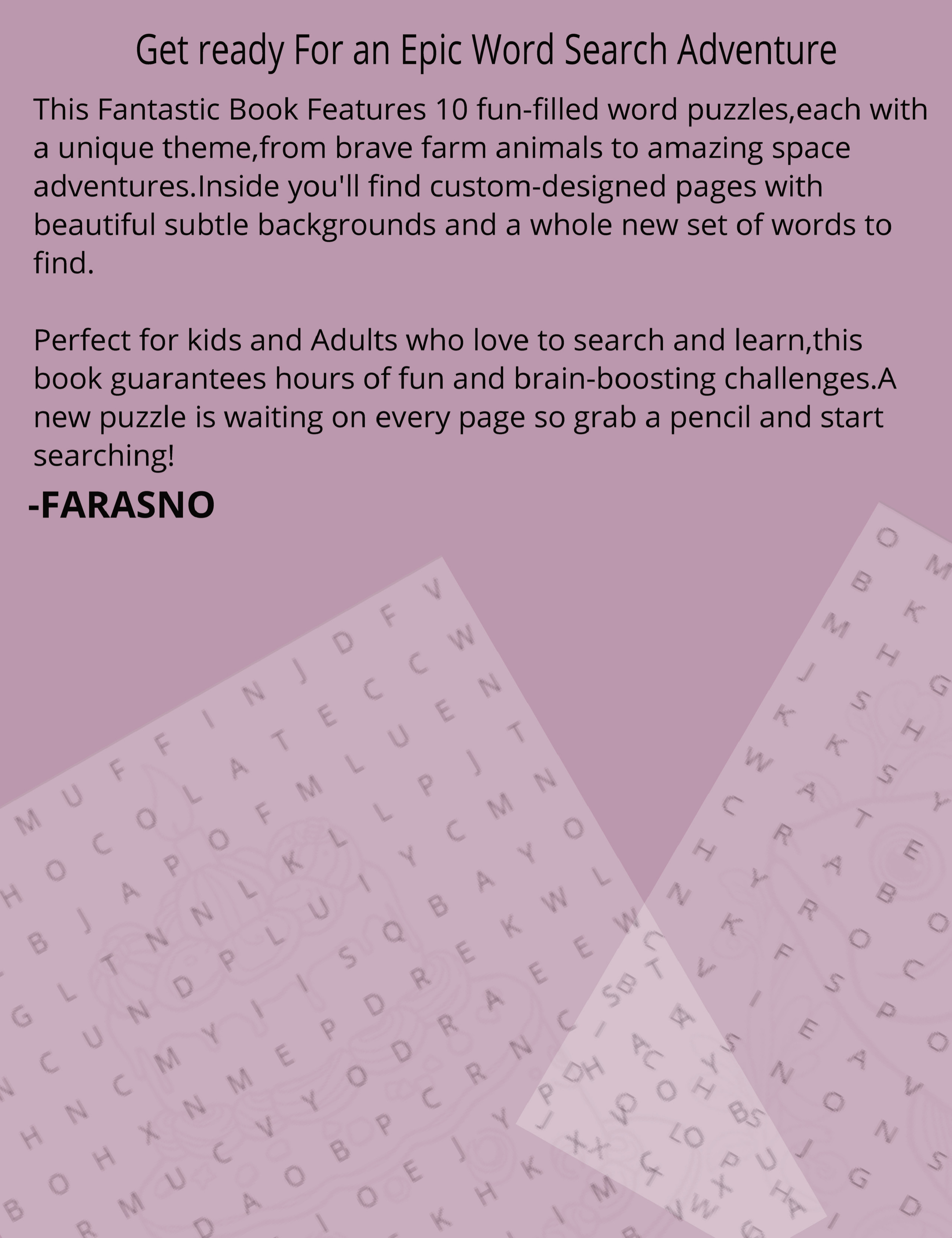 Farasno's Word Search Adventures